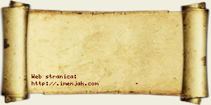 Miljana Jakšić vizit kartica